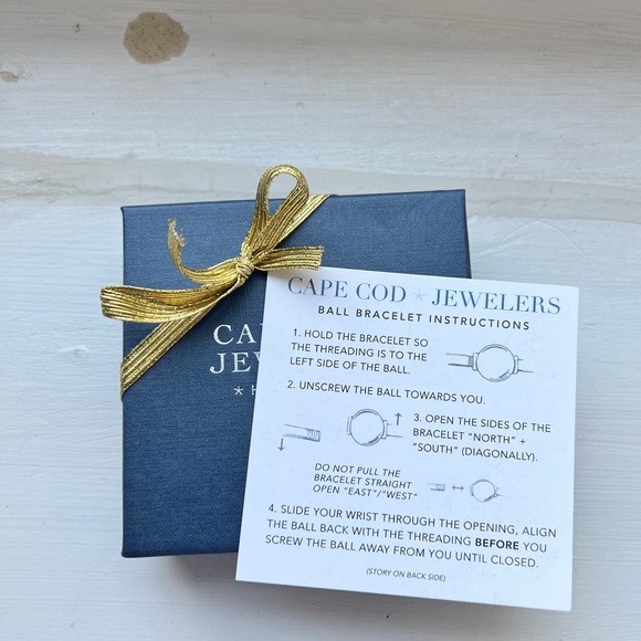 Cape Cod Single Ball Bracelet, Cape Cod Jewelers, 7 M - Picture 3 of 3